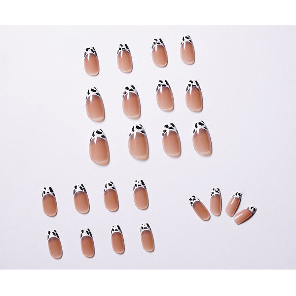 12 Sizes-24 Pcs Press On Nails JP977