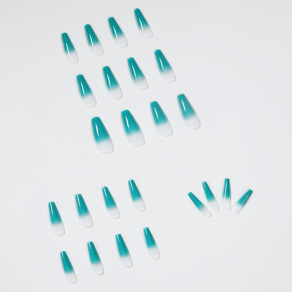 12 Sizes-24 Pcs Press On Nails JP961