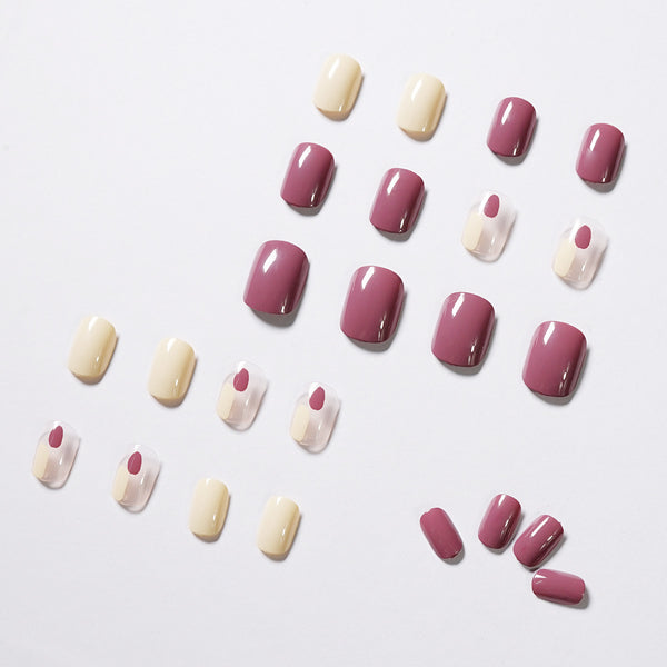 12 Sizes-24 Pcs Press On Nails JP983