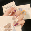 12 Sizes-24 Pcs Press On Nails JP983