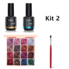 16 Colors Solid Nail Gel Set9