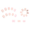 Silver Saint Blush Press-on Nails