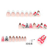 12 Sizes-24 Pcs Press On Nails JP3605