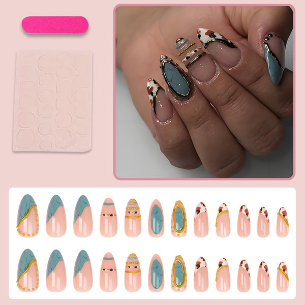 12 Sizes-24 Pcs Press On Nails HYC-DZ-1810