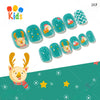 Mini Press On Nails For Kids 24Pcs-12Size