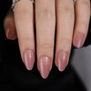 Almond Medium Pink Press on Nails