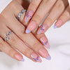 Almond French Glossy Medium Press on Nails