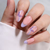 Almond French Glossy Medium Press on Nails