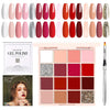 16 Colors Solid Gel Nail Polish Palette