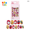 Mini Press On Nails For Kids 24Pcs-12Size