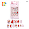 Mini Press On Nails For Kids 24Pcs-12Size