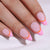 Almond French Glossy Medium Pink Press on Nails