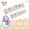 Mini Press On Nails For Kids 24Pcs-12Size