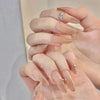 Almond Glossy Medium Press on Nails