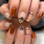 12 Sizes-24 Pcs Press On Nails BKS3631