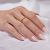 12 Sizes-24 Pcs Press On Nails GD42A