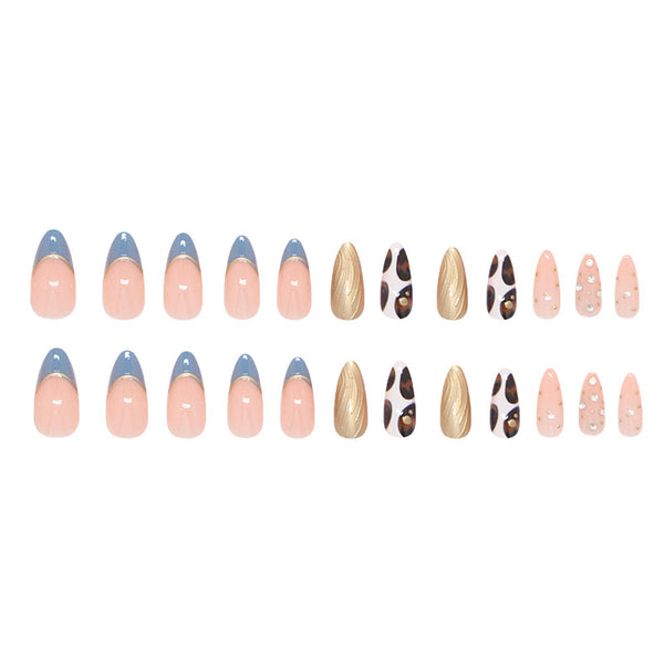 12 Sizes-24 Pcs Press On Nails Z1103
