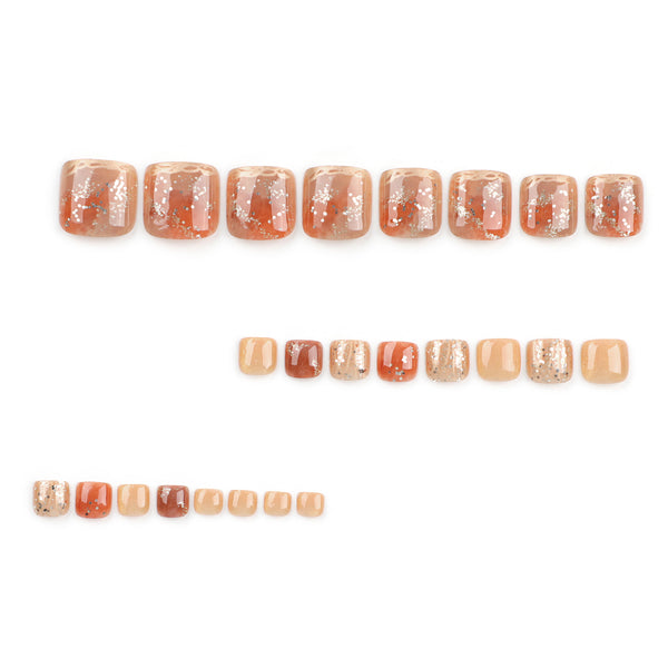 12 Sizes-24 Pcs Press On Nails JP3218