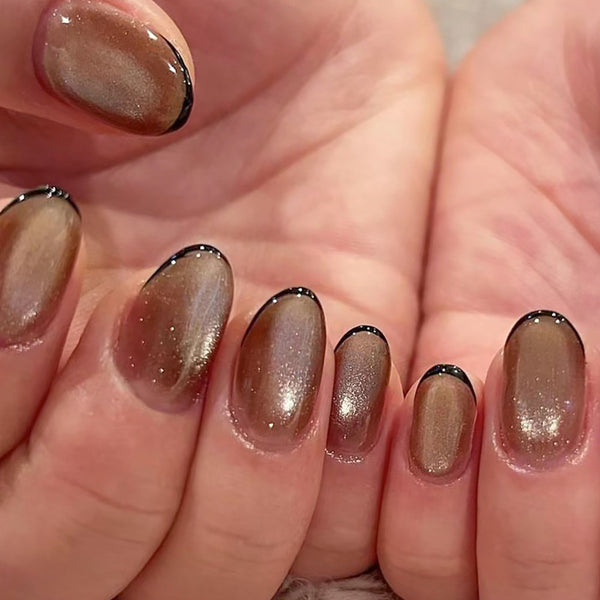 12 Sizes-24 Pcs Press On Nails JP3294