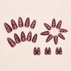 12 Sizes-24 Pcs Press On Nails W1999