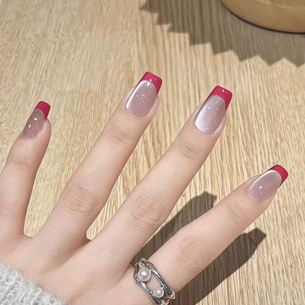 12 Sizes-24 Pcs Press On Nails MY086
