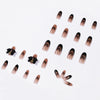 12 Sizes-24 Pcs Press On Nails JP1071