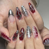 12 Sizes-24 Pcs Press On Nails Z969