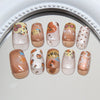 12 Sizes-24 PcsPress On Nails MY121