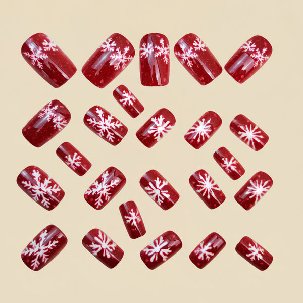 12 Sizes-24 Pcs Press On Nails Y1591
