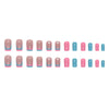 12 Sizes-24 Pcs Press On Nails W1153