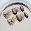12 Sizes-24 Pcs Press On Nails MY130