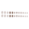 12 Sizes-24 Pcs Press On Nails K013