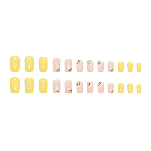 12 Sizes-24 Pcs Press On Nails W1100