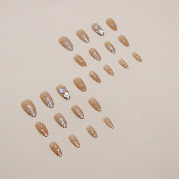 12 Sizes-24 Pcs Press On Nails Z523