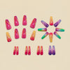 12 Sizes-24 Pcs Press On Nails Y1537