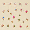 12 Sizes-24 Pcs Press On Nails Y117