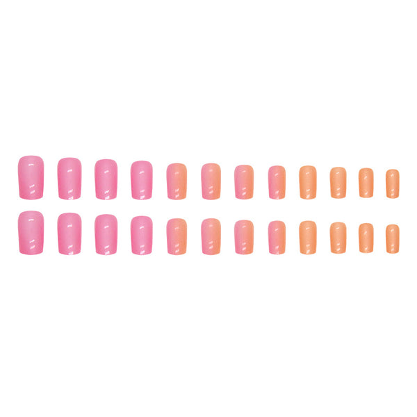 12 Sizes-24 Pcs Press On Nails W1261