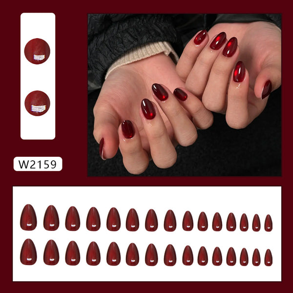 30 Pcs Press On Nails W2159