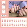 12 Sizes-24 Pcs Press On Nails R580