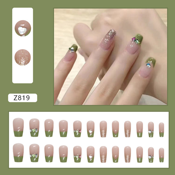 12 Sizes-24 Pcs Press On Nails Z802