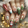 12 Sizes-24 Pcs Press On Nails Y1251