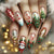 12 Sizes-24 Pcs Press On Nails Y1251