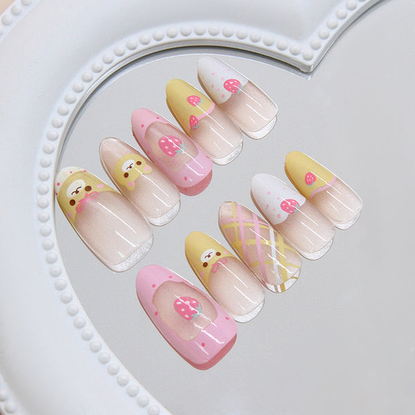 15 Sizes-30 PcsPress On Nails My259