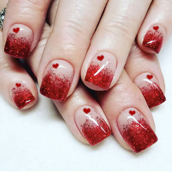 48 Pcs Press On Nails Vday-5-48pcs
