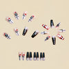 12 Sizes-24 Pcs Press On Nails Y1284