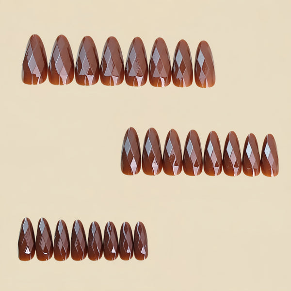 12 Sizes-24 Pcs Press On Nails Y1831