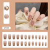 12 Sizes-24 Pcs Press On Nails Z598