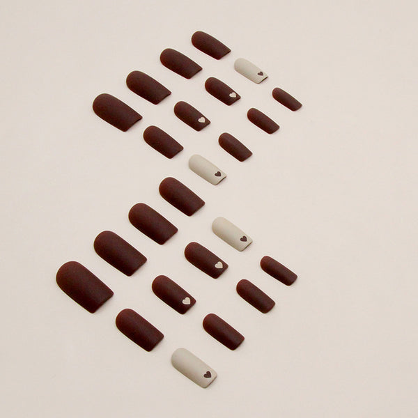 12 Sizes-24 Pcs Press On Nails W1441