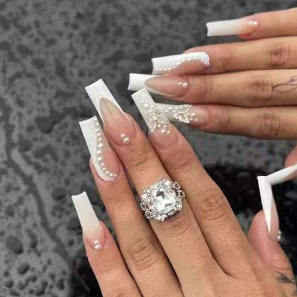 12 Sizes-24 Pcs Press On Nails Z543