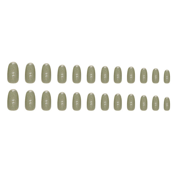 12 Sizes-24 Pcs Press On Nails W1330